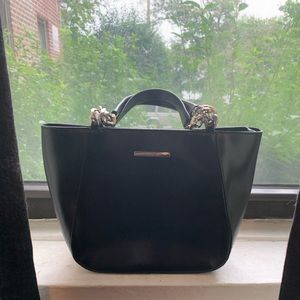 Furla black handbag